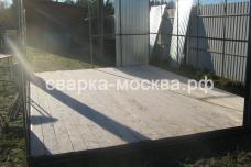 Металлические гаражи из профильных листов Москва